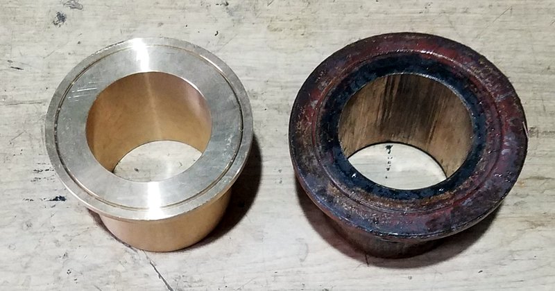 Class 109: New bronze bush for vacuum cylinder
